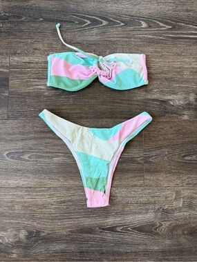 New padded Bandeau Bikini set